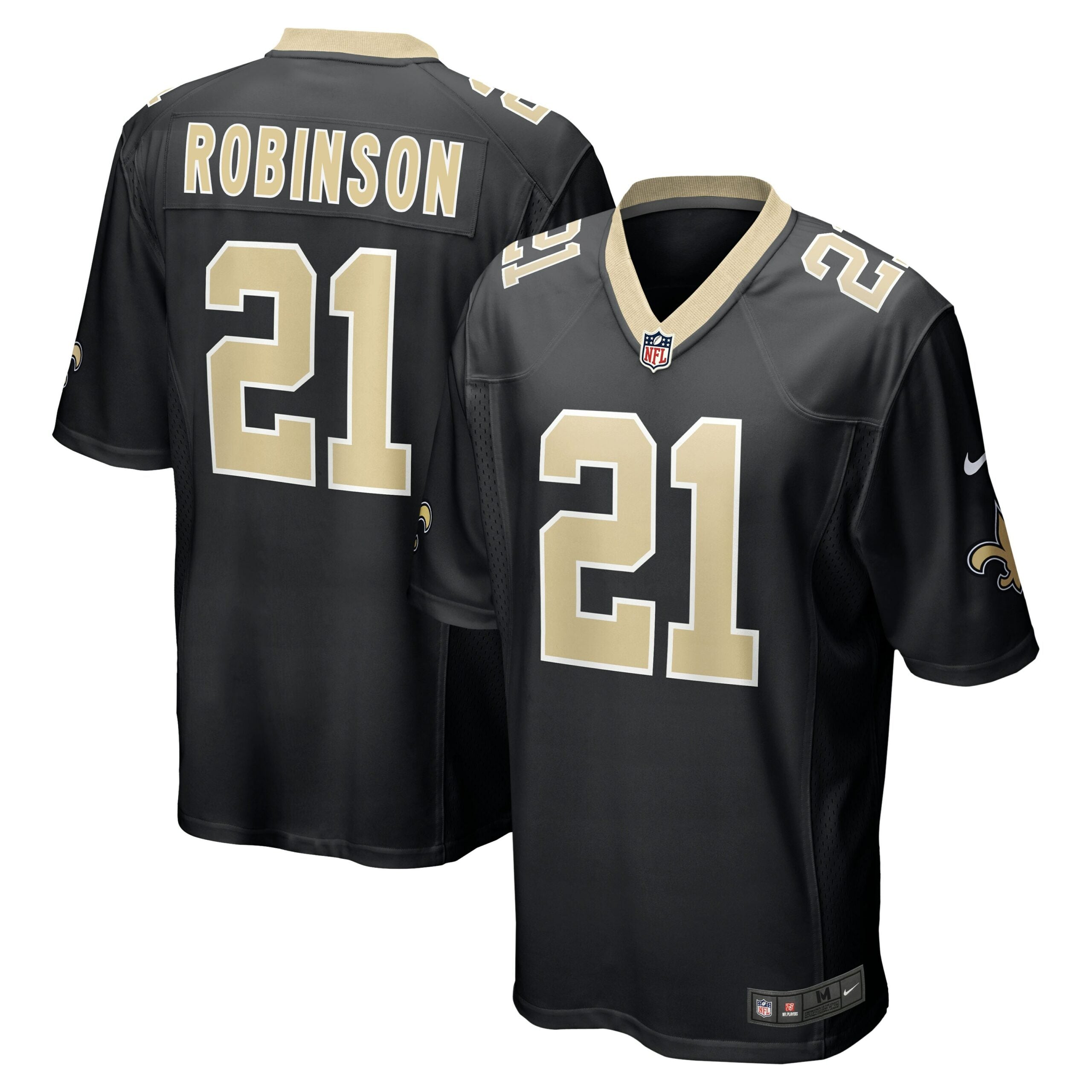 Patrick Robinson New Orleans Saints Nike Game Jersey   Black