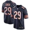 Tarik Cohen Chicago Bears Nike Game Player Jersey   Navy