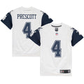Dak Prescott Dallas Cowboys Nike Youth Color Rush Game Jersey   White