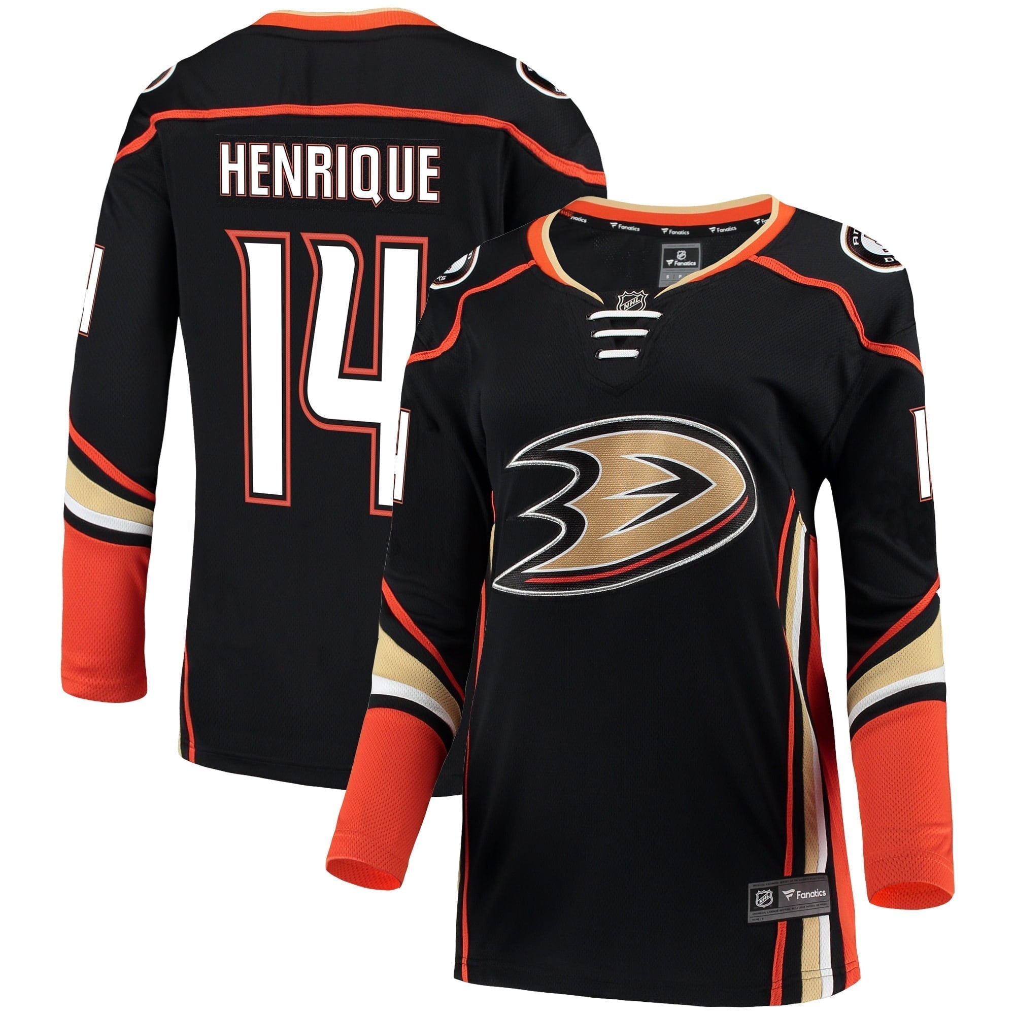 Women's Fanatics Branded Adam Henrique Black Anaheim Ducks Breakaway Jersey