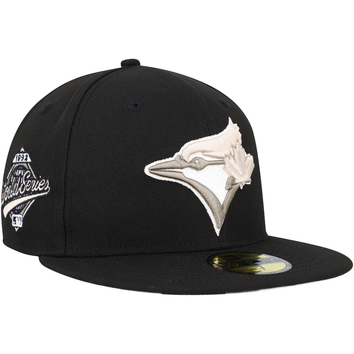 Toronto Blue Jays New Era Chrome Camo Undervisor 59FIFTY Fitted Hat - Black