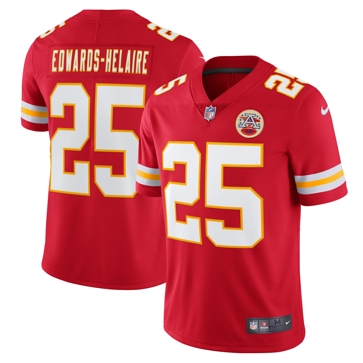 Clyde Edwards-Helaire Kansas City Chiefs Nike Vapor Limited Jersey   Red