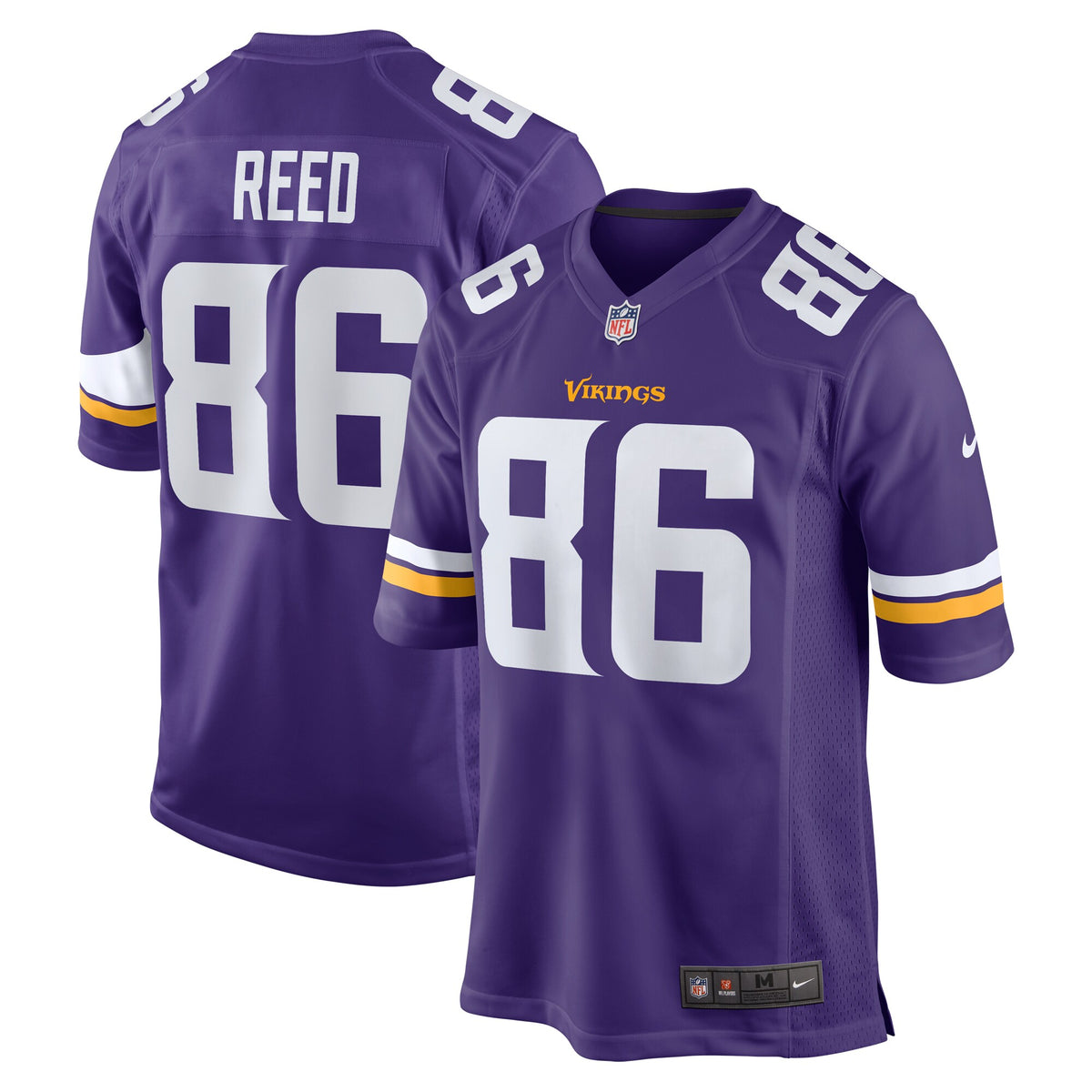 Jake Reed Minnesota Vikings Nike Retired Player Game Jersey   Purple