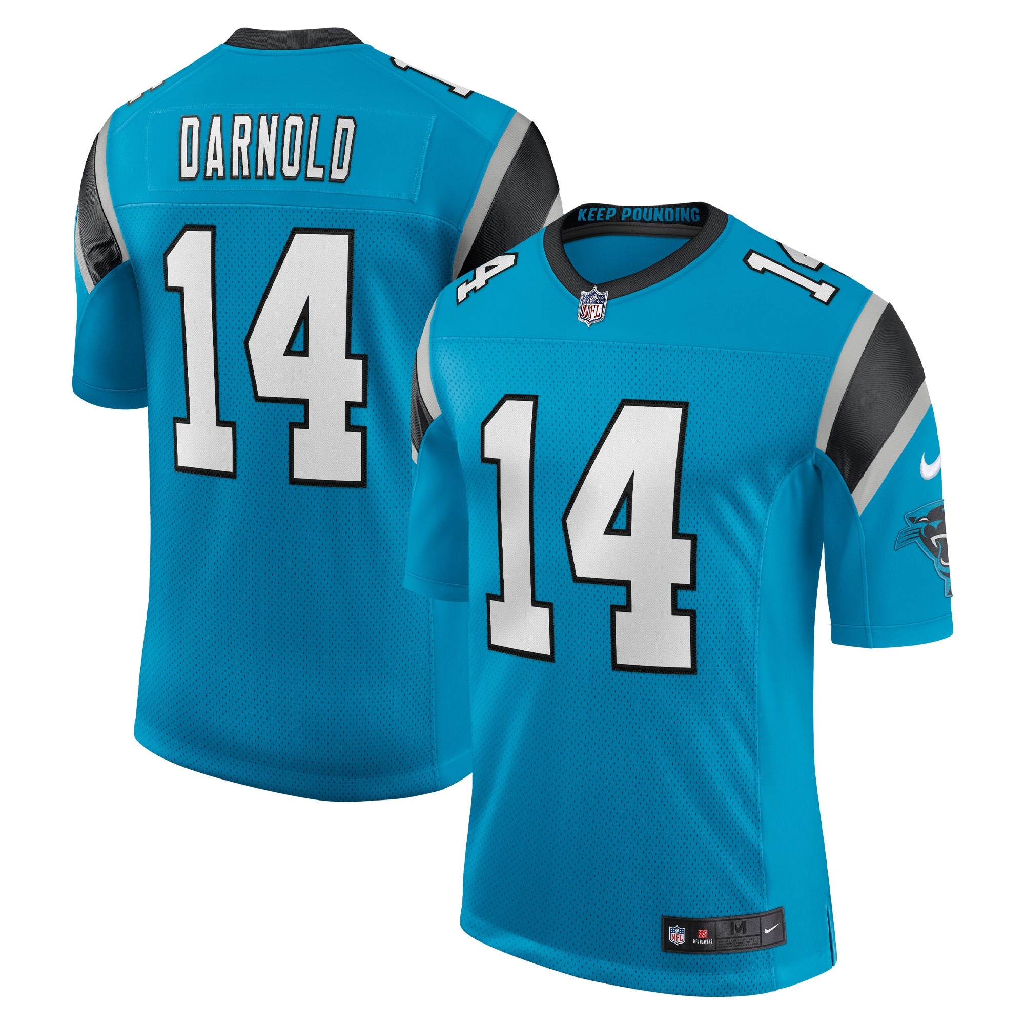 Sam Darnold Carolina Panthers Nike Vapor Limited Jersey   Blue