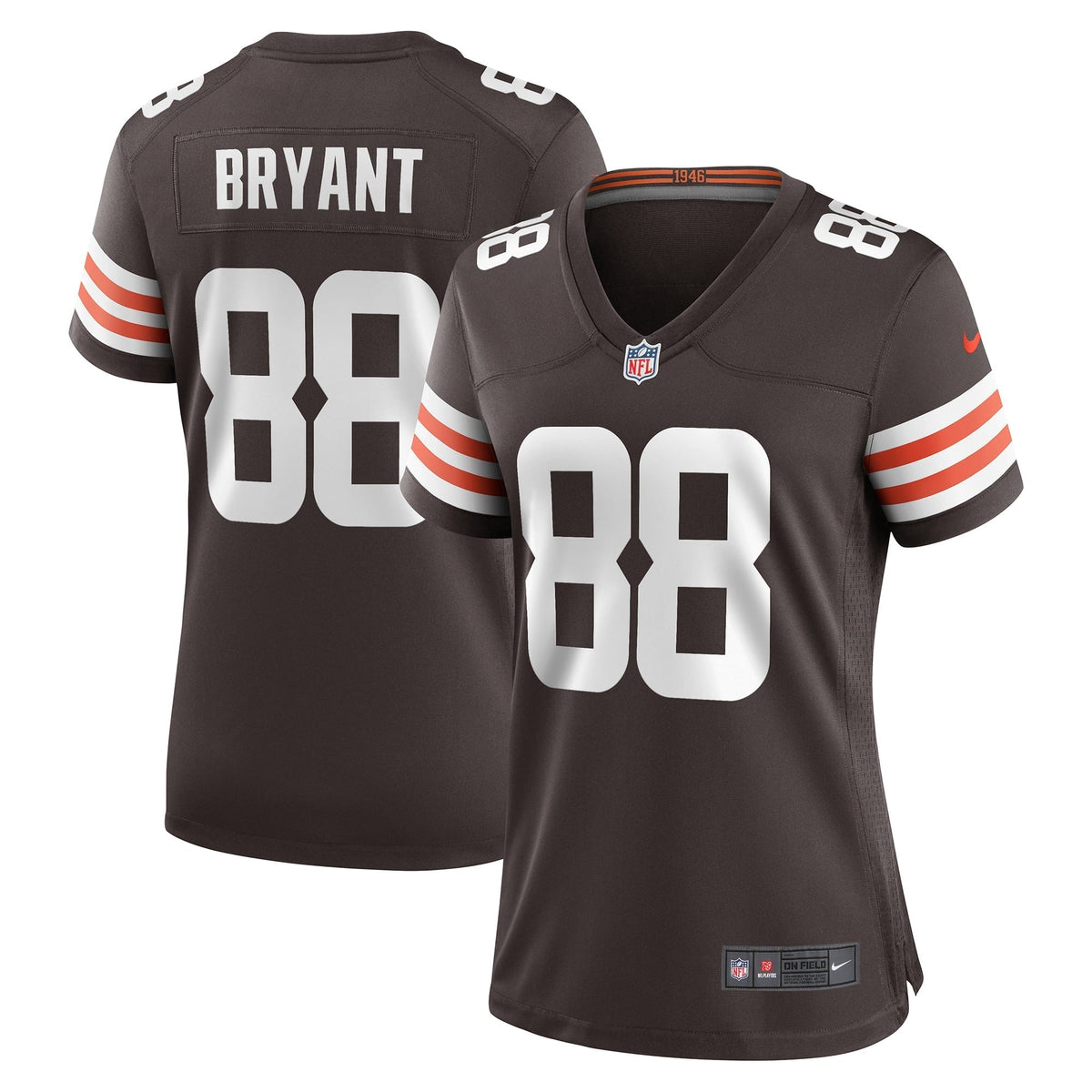 Women s Nike Harrison Bryant Brown Cleveland Browns Game Jersey