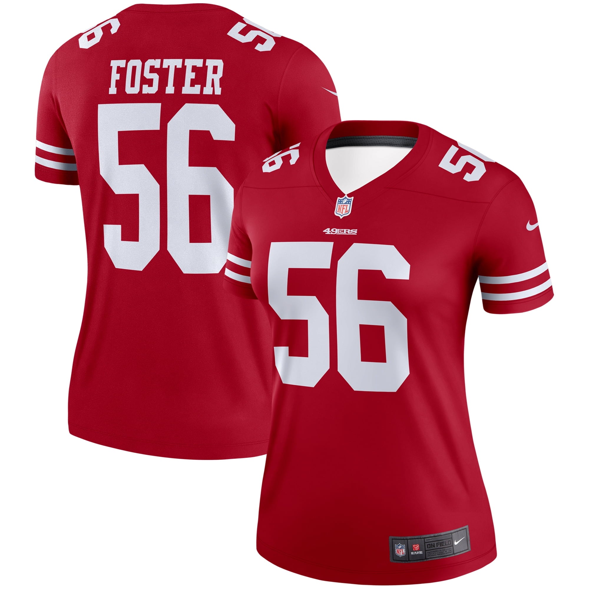 Women s Nike Reuben Foster Scarlet San Francisco 49ers Legend Jersey