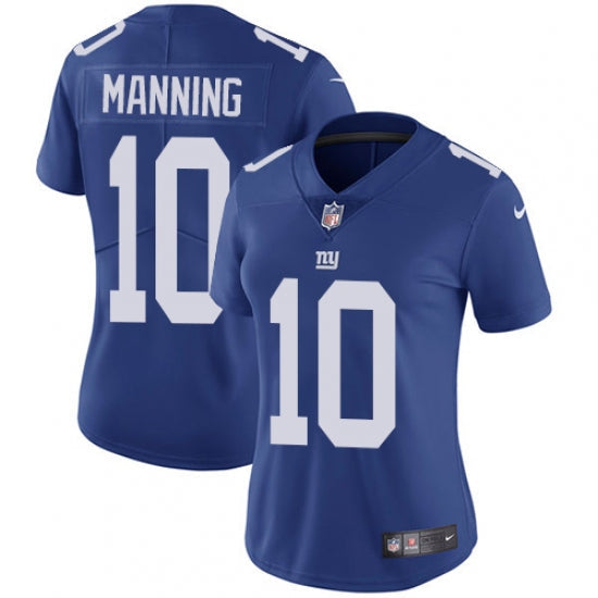 Women s New York Giants Eli Manning Limited Player Jersey Royal Blue