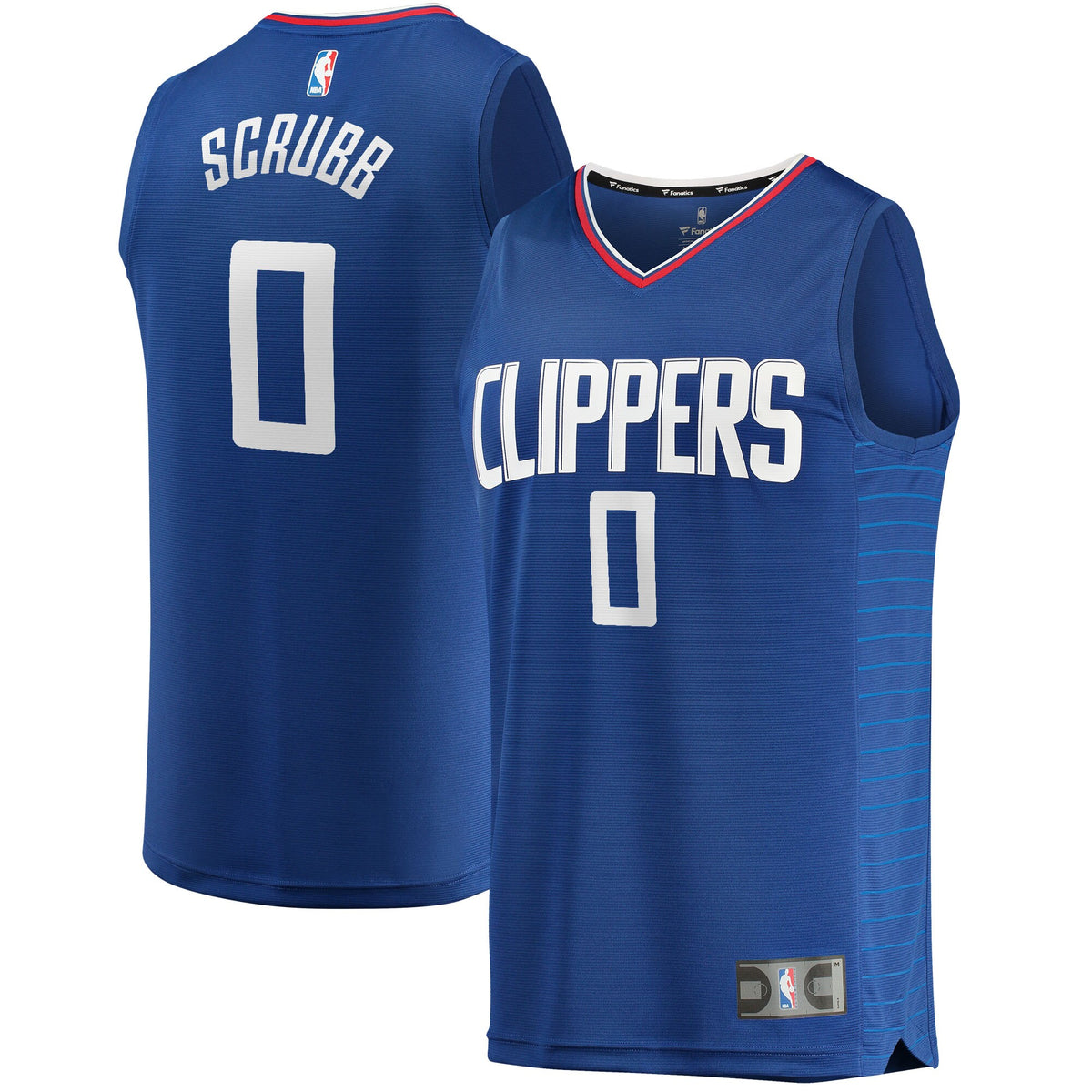 Jay Scrubb LA Clippers Fanatics Branded Youth 2021/22 Fast Break Replica Jersey - Icon Edition - Royal
