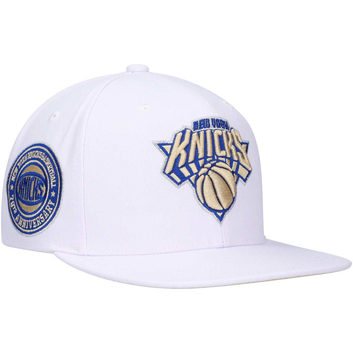 New York Knicks Mitchell & Ness Hardwood Classics SOUL Snapback Hat - White