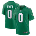 Youth Nike D Andre Swift Kelly Green Philadelphia Eagles Game Jersey