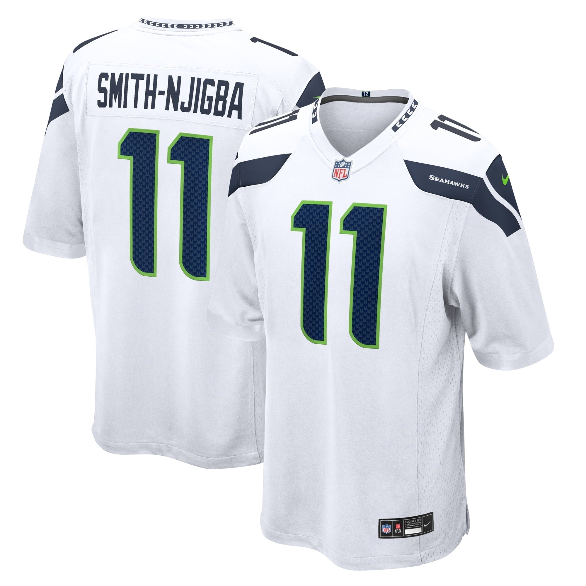 Men s Nike Jaxon Smith-Njigba White Seattle Seahawks Away Game Jersey