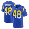 Men s Nike Jaiden Woodbey Royal Los Angeles Rams Home Game Jersey