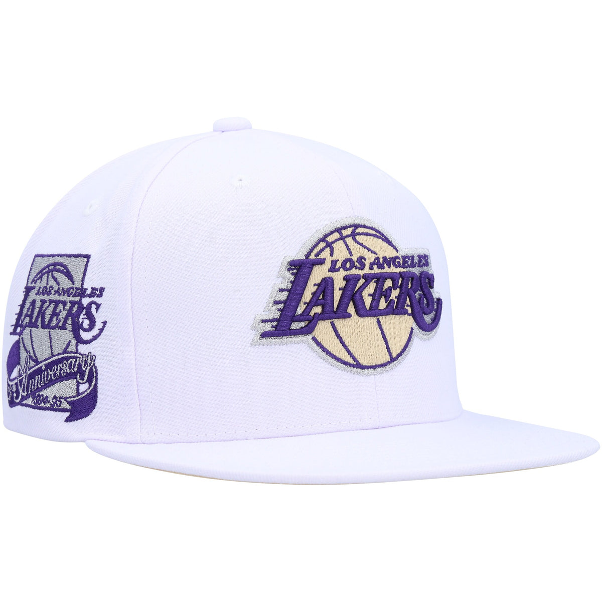 Los Angeles Lakers Mitchell & Ness Hardwood Classics SOUL Snapback Hat - White