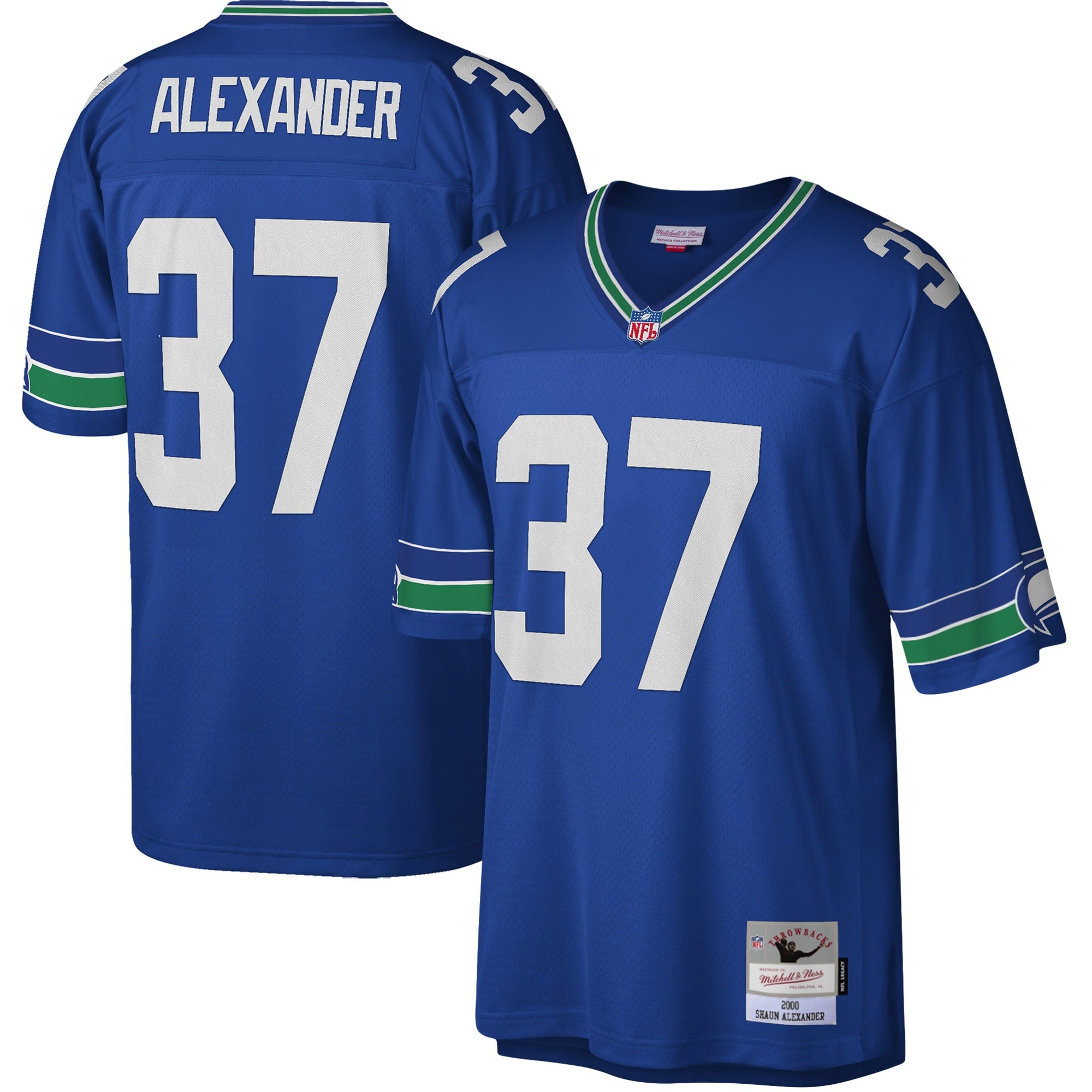 Shaun Alexander Seattle Seahawks Mitchell Ness Legacy Replica Jersey Royal