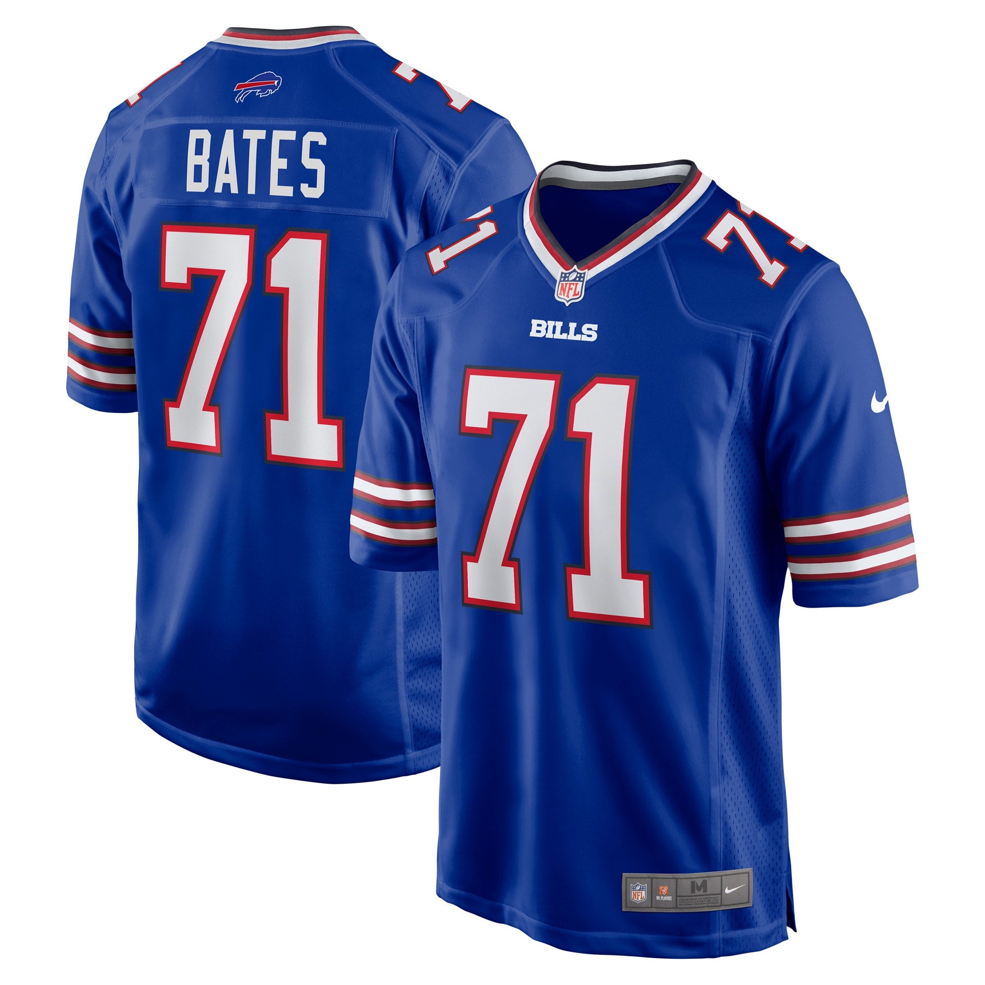 Ryan Bates Buffalo Bills Nike Game Player Jersey   Royal