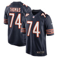 Men s Nike Zachary Thomas Navy Chicago Bears Game Player Jersey