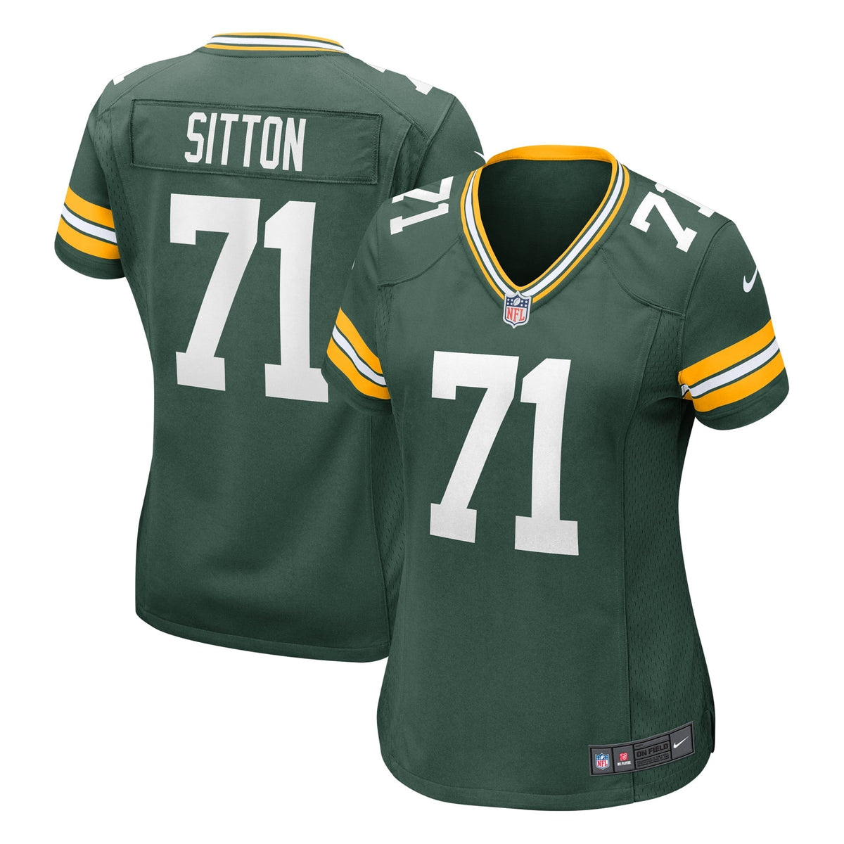 Women s Nike Josh Sitton Green Green Bay Packers Retired Game Jersey