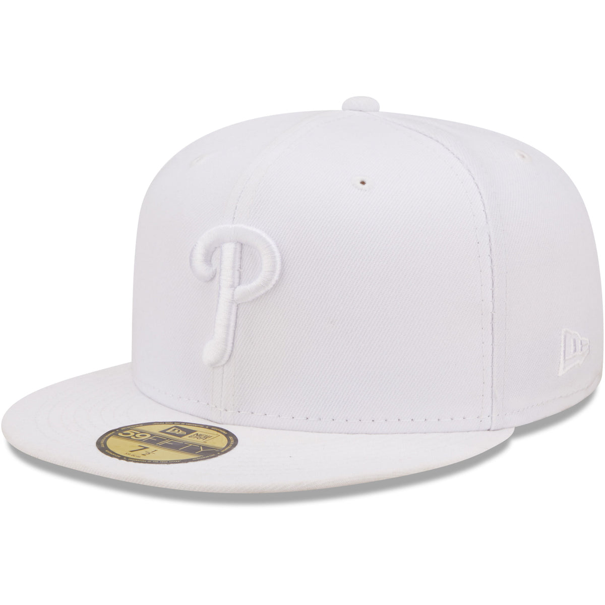 Philadelphia Phillies New Era White on White 59FIFTY Fitted Hat