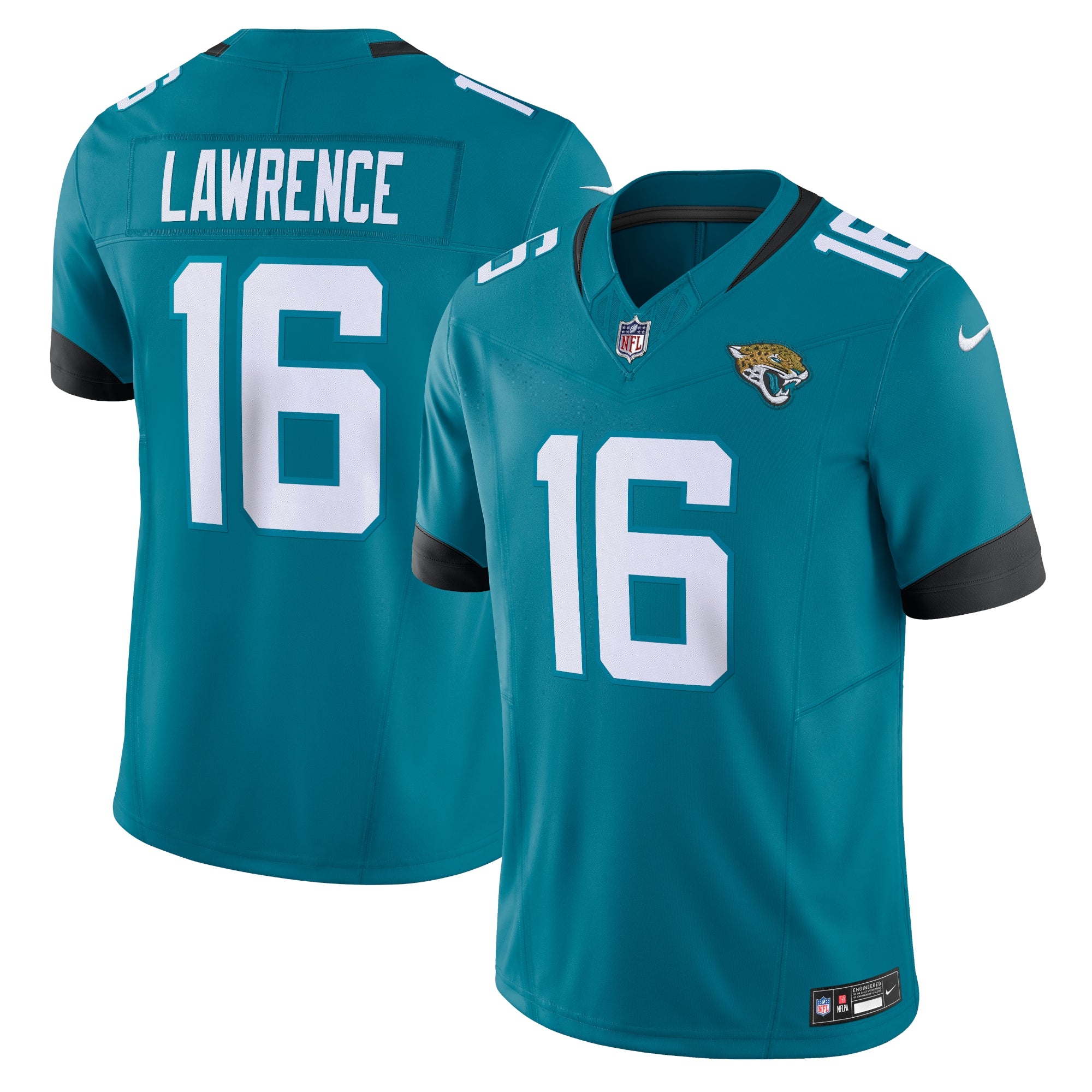 Trevor Lawrence Jacksonville Jaguars Nike Vapor F.U.S.E. Limited Jersey   Teal