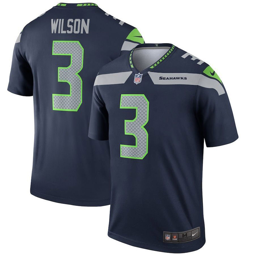 Youth Seattle Seahawks Russell Wilson Legend Jersey Navy