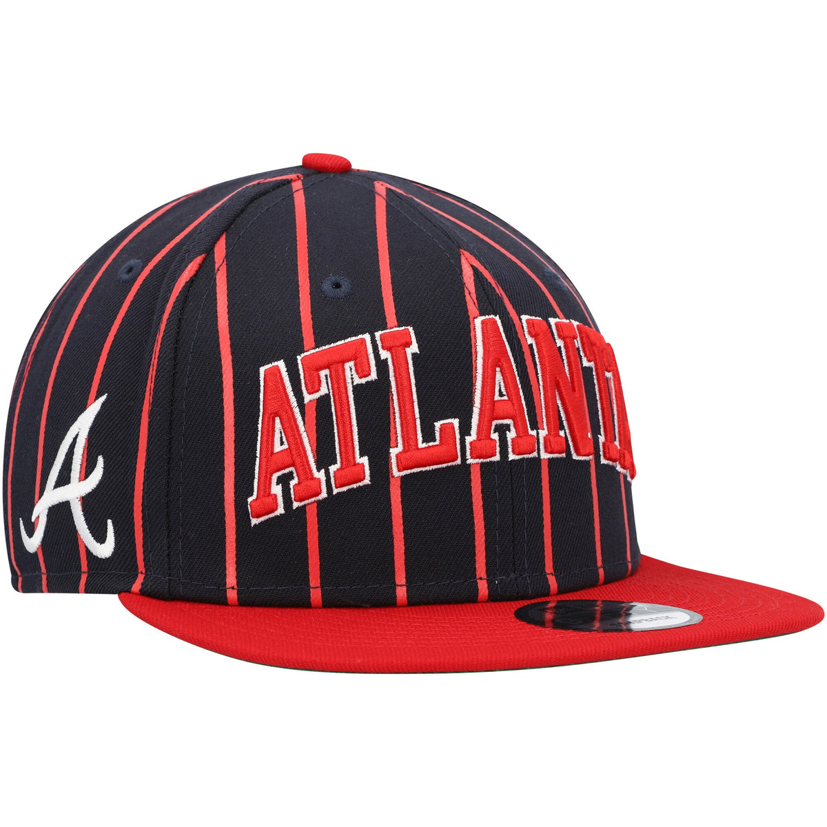 Atlanta Braves New Era City Arch 9FIFTY Snapback Hat - Navy/Red