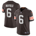 Men s Nike Baker Mayfield Brown Cleveland Browns Vapor Limited Player Jersey