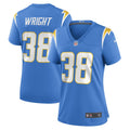 Women s Nike Milton Wright Powder Blue Los Angeles Chargers  Game Jersey