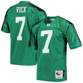 Michael Vick Philadelphia Eagles Mitchell   Ness 2010 Authentic Throwback Retired Player Jersey   Kelly Green