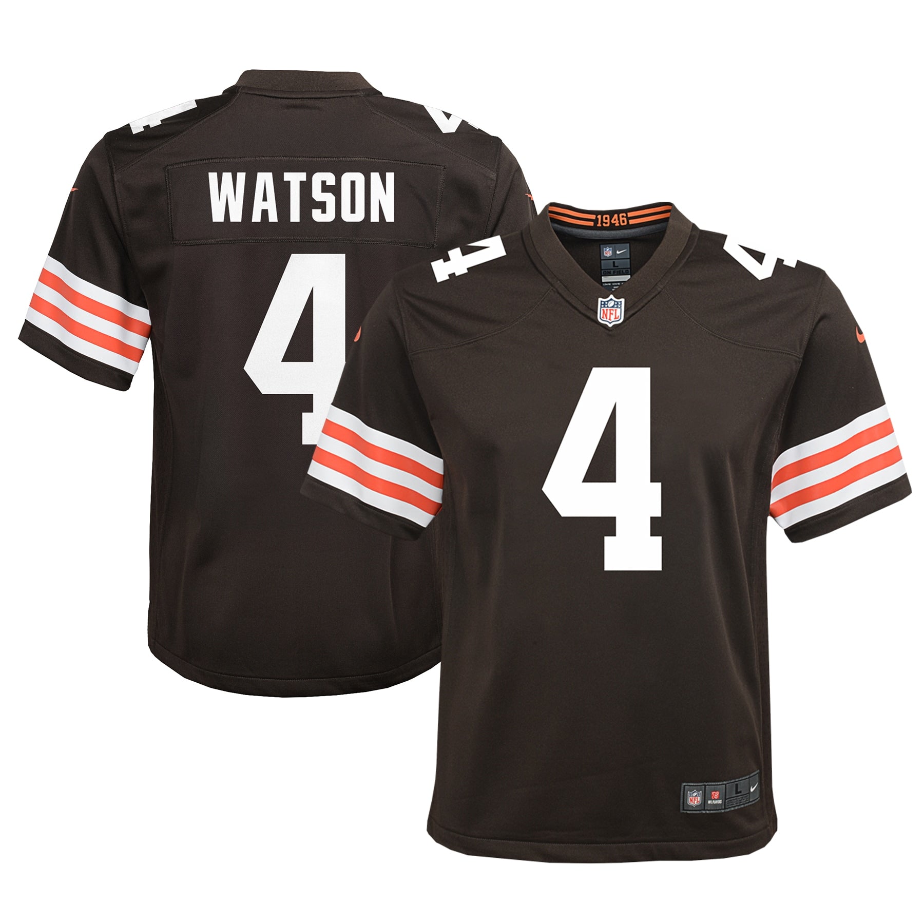 Deshaun Watson Cleveland Browns Nike Youth Game Jersey   Brown