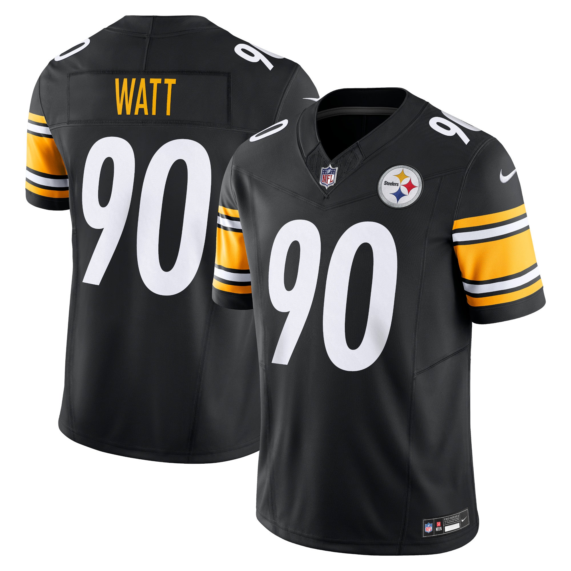 T.J. Watt Pittsburgh Steelers Nike Vapor F.U.S.E. Limited Jersey   Black