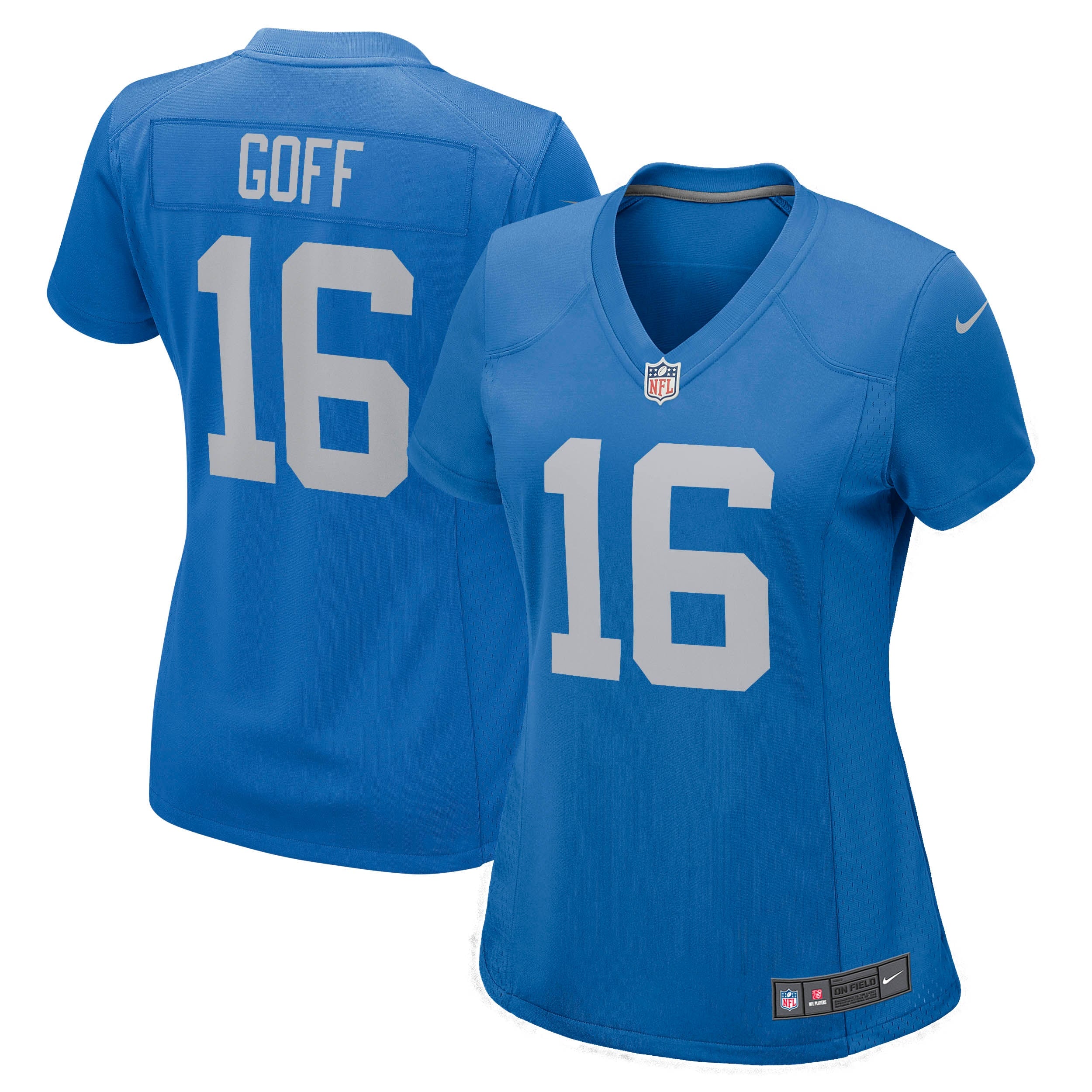 Jared Goff Detroit Lions Nike Women s Game Player Jersey   Blue