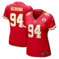 Women s Nike Malik Herring Red Kansas City Chiefs Team Game Player Jersey