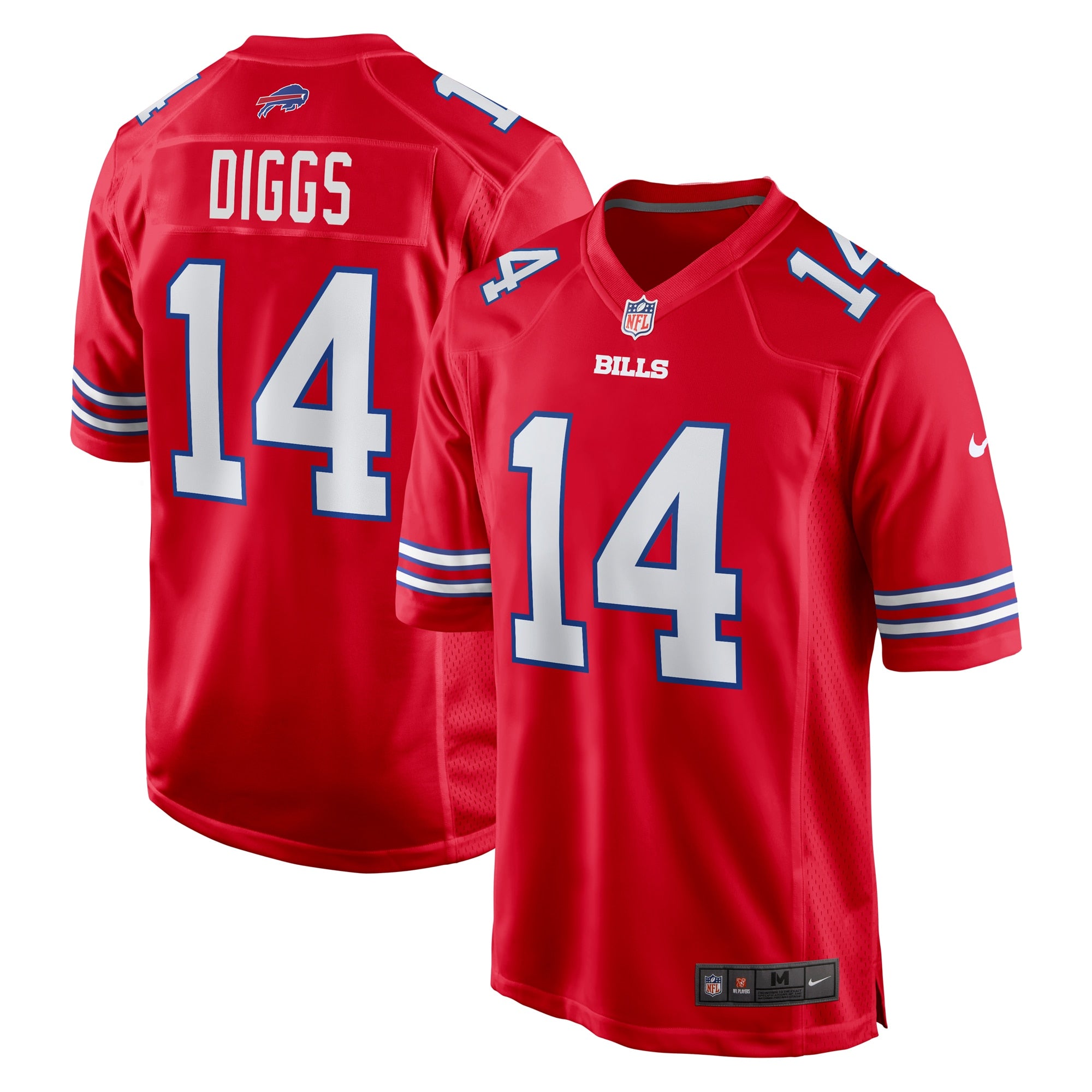 Stefon Diggs Buffalo Bills Nike Alternate Game Jersey   Red