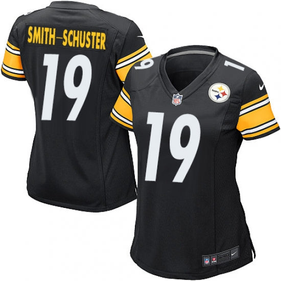 Women s Pittsburgh Steelers JuJu Smith-Schuster Game Jersey Black