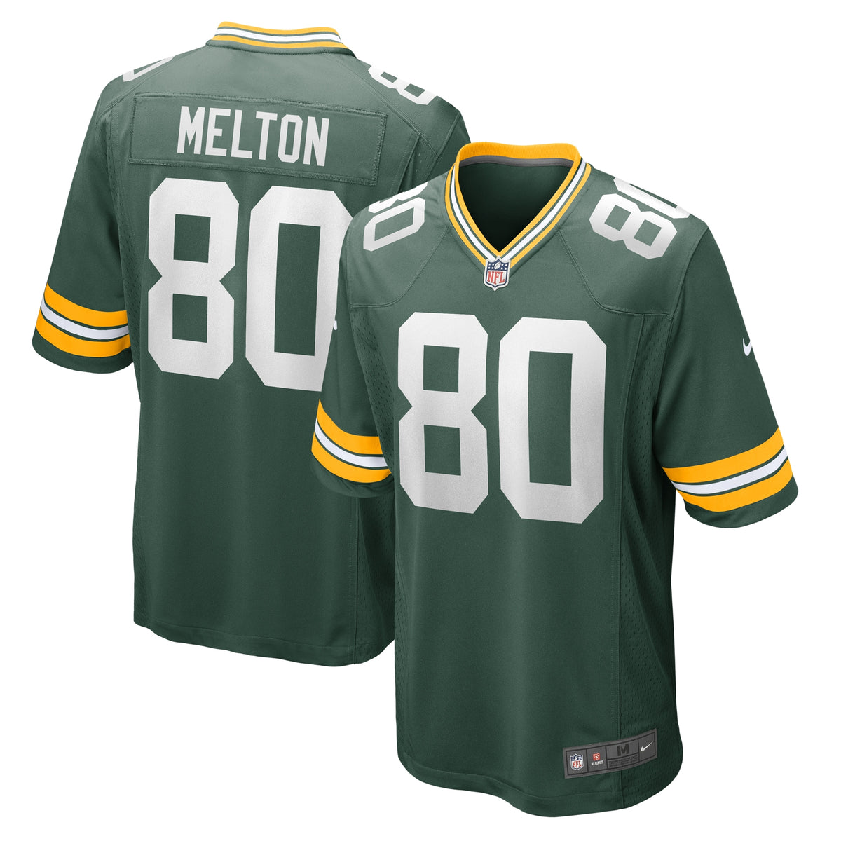 Bo Melton Green Bay Packers Nike Home Game Player Jersey   Green