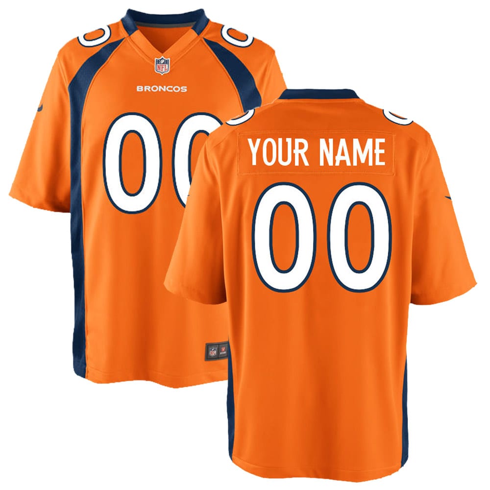 Denver Broncos Nike Youth Custom Game Jersey   Orange
