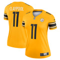 Chase Claypool Pittsburgh Steelers Nike Women s Inverted Legend Game Jersey   Gold