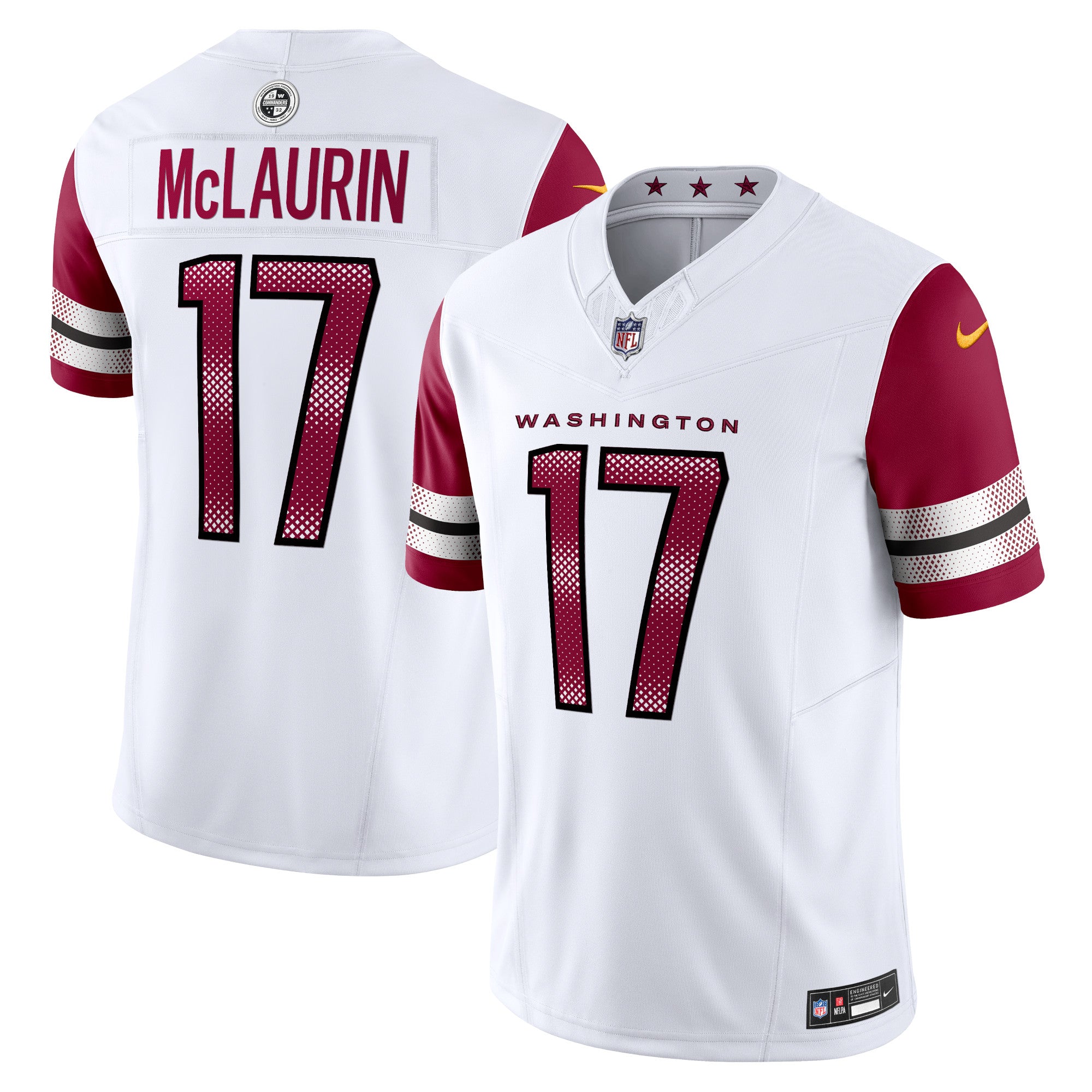 Terry McLaurin Washington Commanders Nike Vapor F.U.S.E. Limited Jersey   White