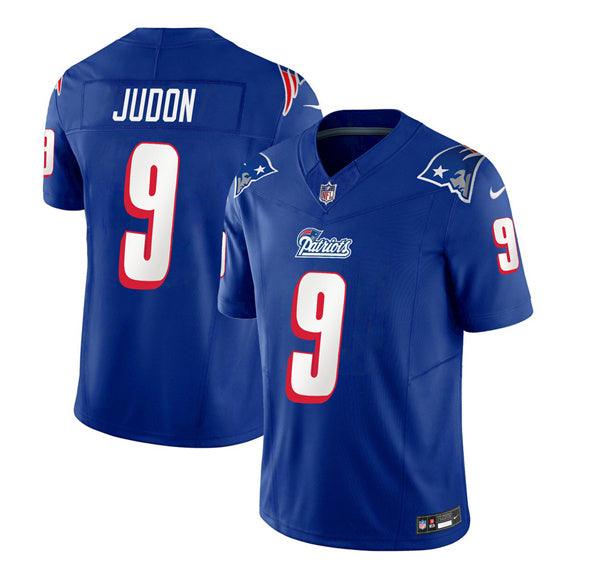 Men s New England Patriots Matthew Judon Blue 2023 F.U.S.E. Vapor Limited Stitched Jersey