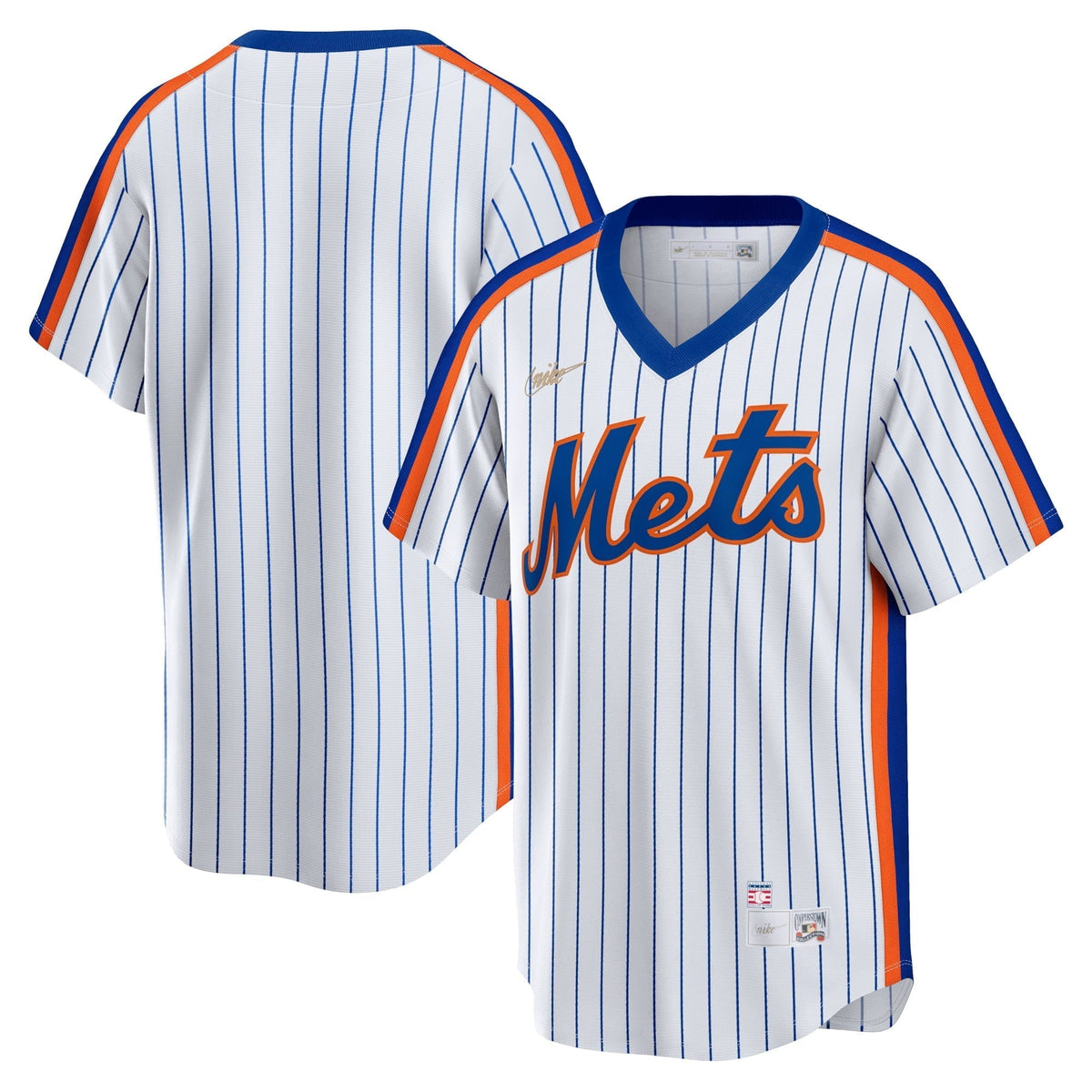 Men's Nike White New York Mets Home Cooperstown Collection Team Jersey