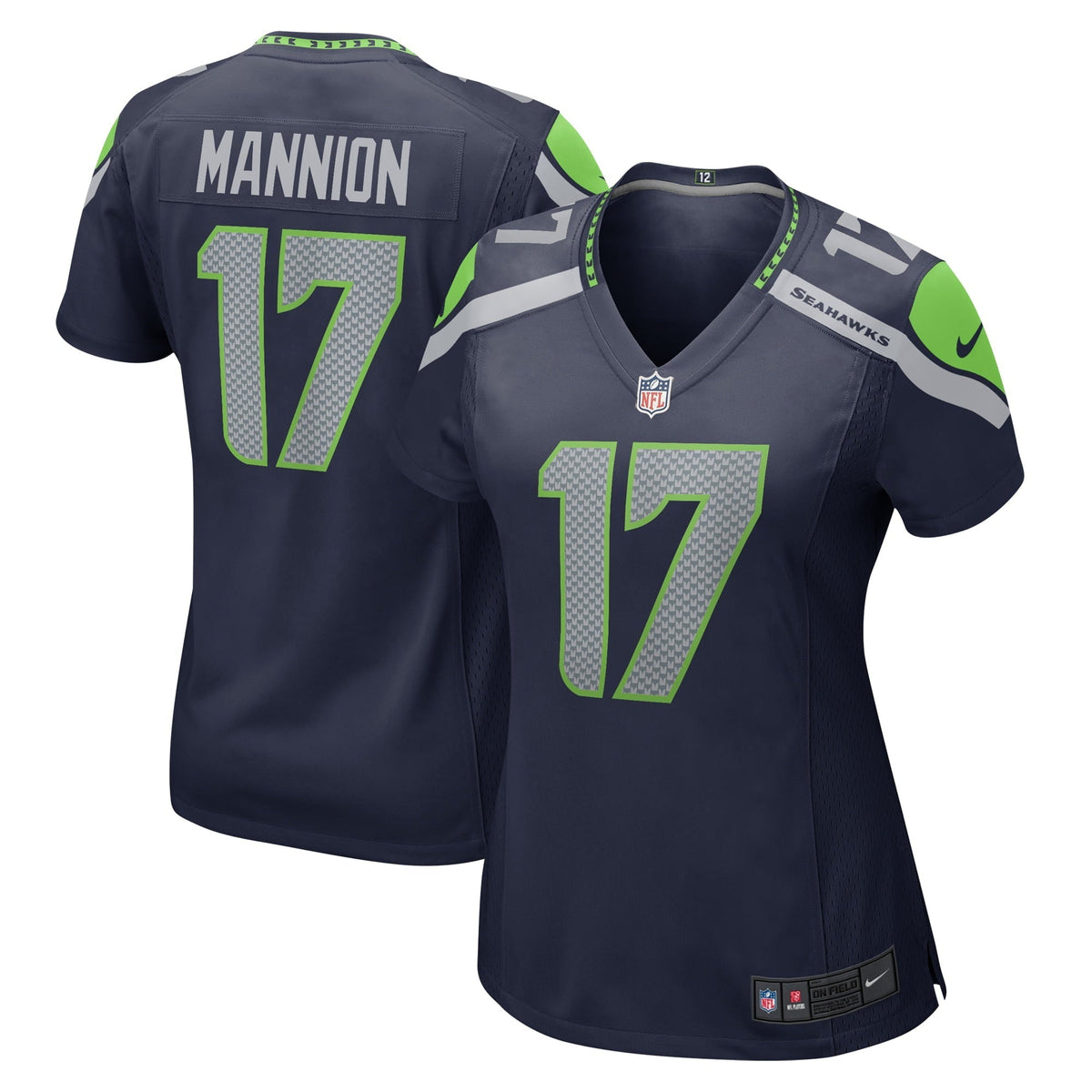 Women s Nike Sean Mannion College Navy Seattle Seahawks Home Game Player Jersey