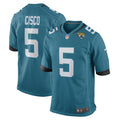 Andre Cisco Jacksonville Jaguars Nike Game Player Jersey   Teal
