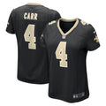 Women s New Orleans Saints Derek Carr Game Jersey   Black