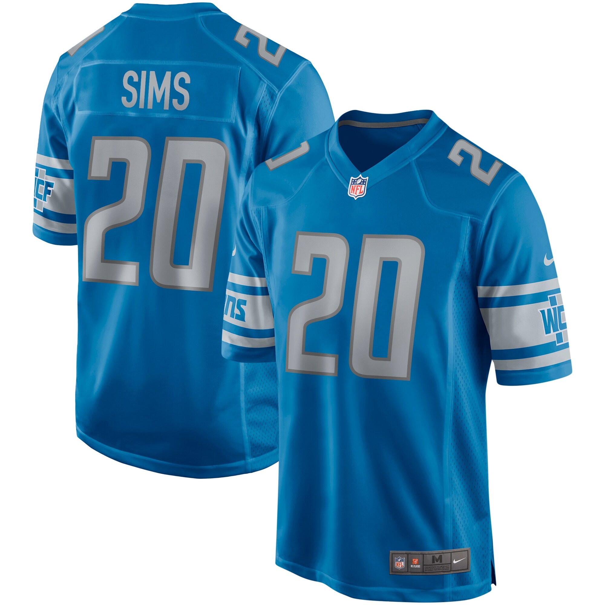 Billy Sims Detroit Lions Nike Game Retired Player Jersey   Blue
