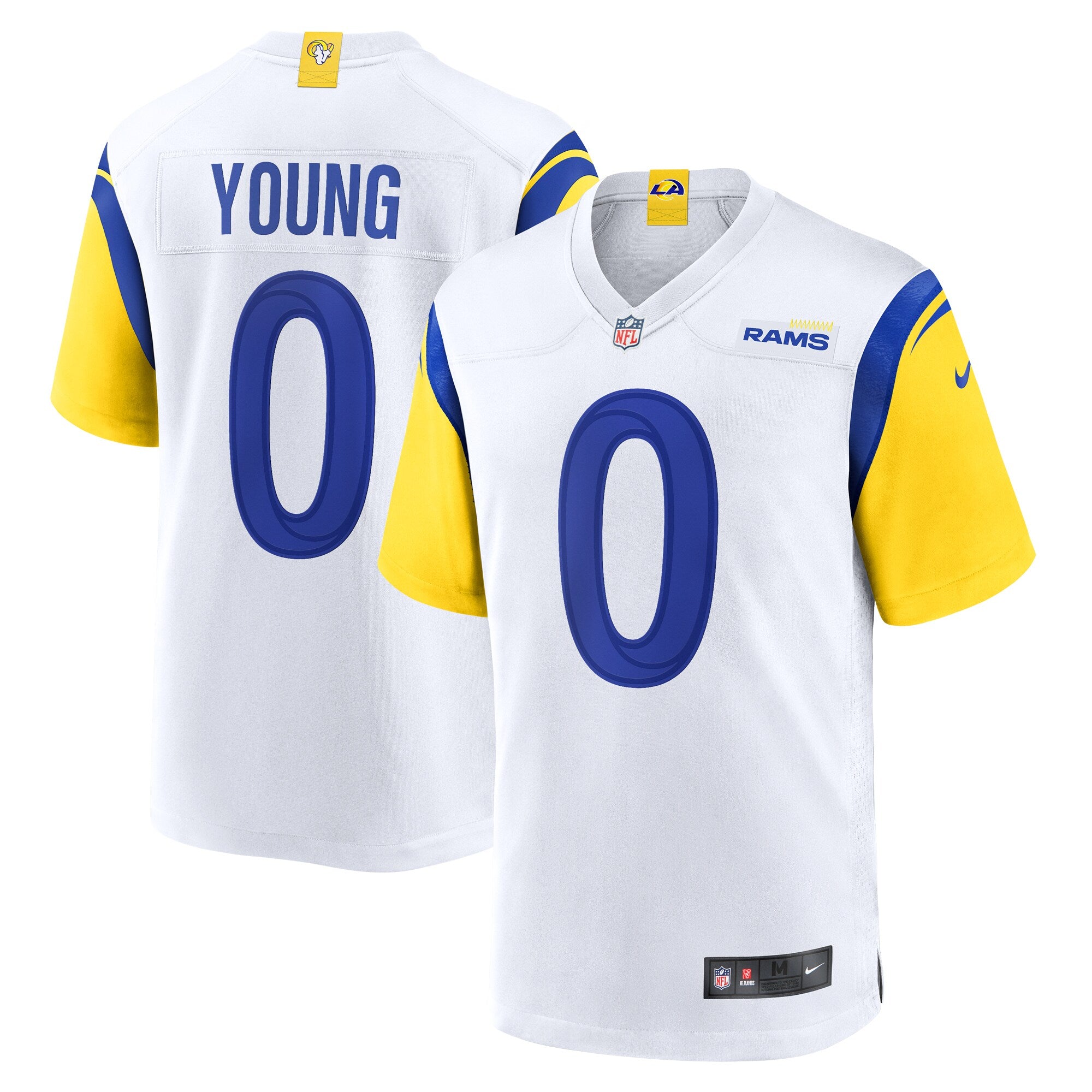 Byron Young Los Angeles Rams Nike Team Game Jersey    White