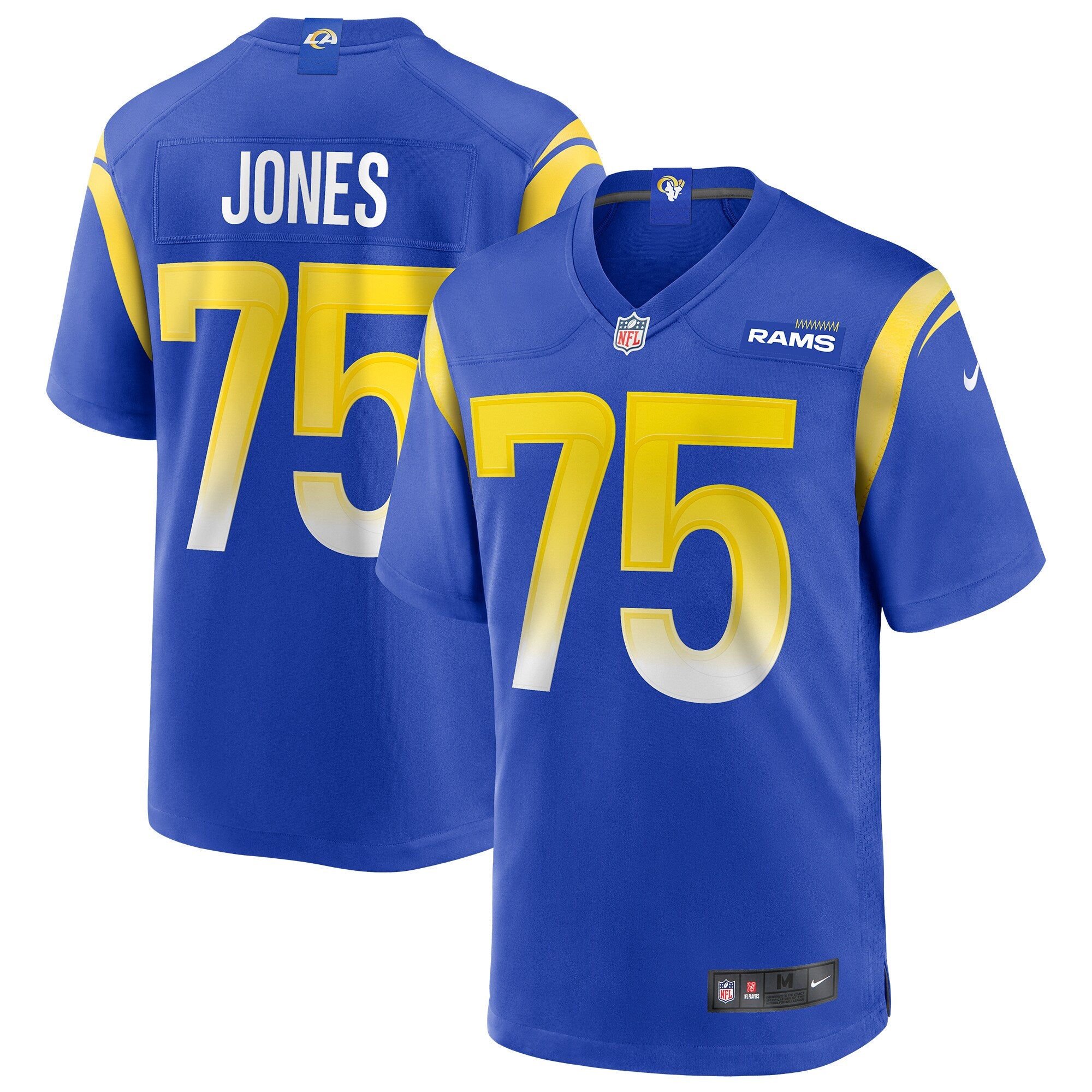 Deacon Jones Los Angeles Rams Nike Game Retired Player Jersey   Royal