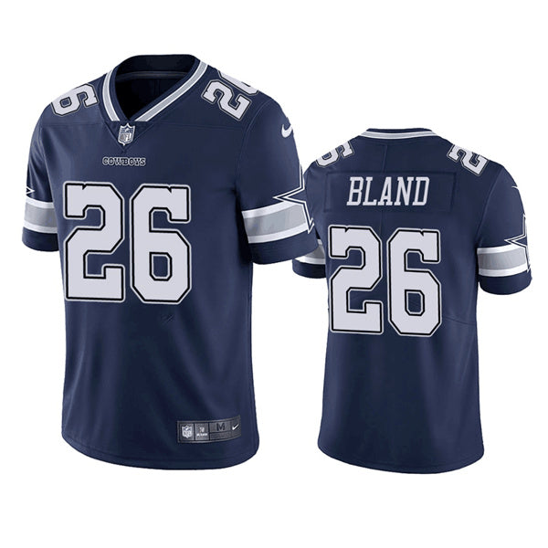 Men s Dallas Cowboys DaRon Bland Navy Vapor Untouchable Limited Stitched Game Jerseys
