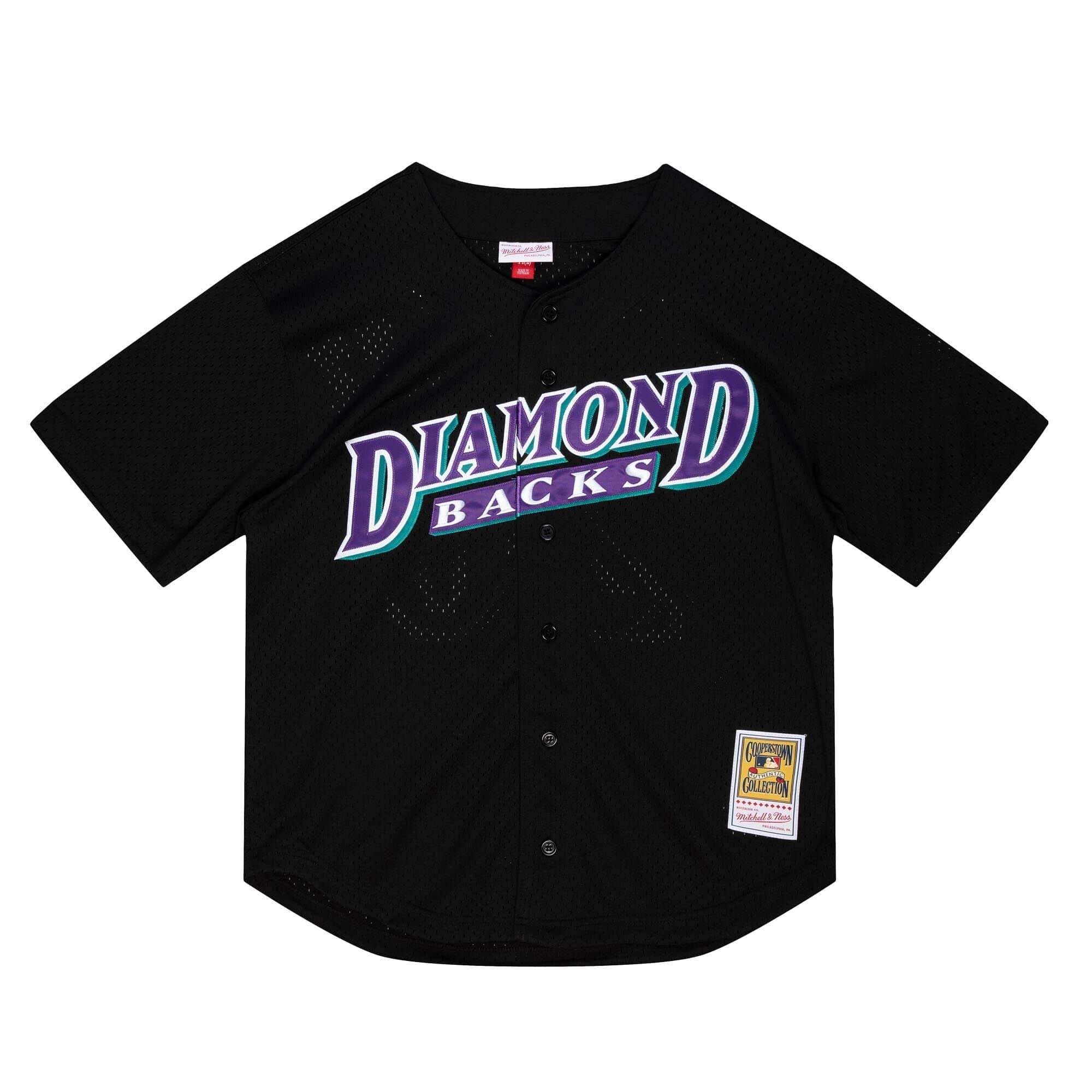 Authentic Luis Gonzalez Arizona Diamondbacks 1999 Button Front Jersey