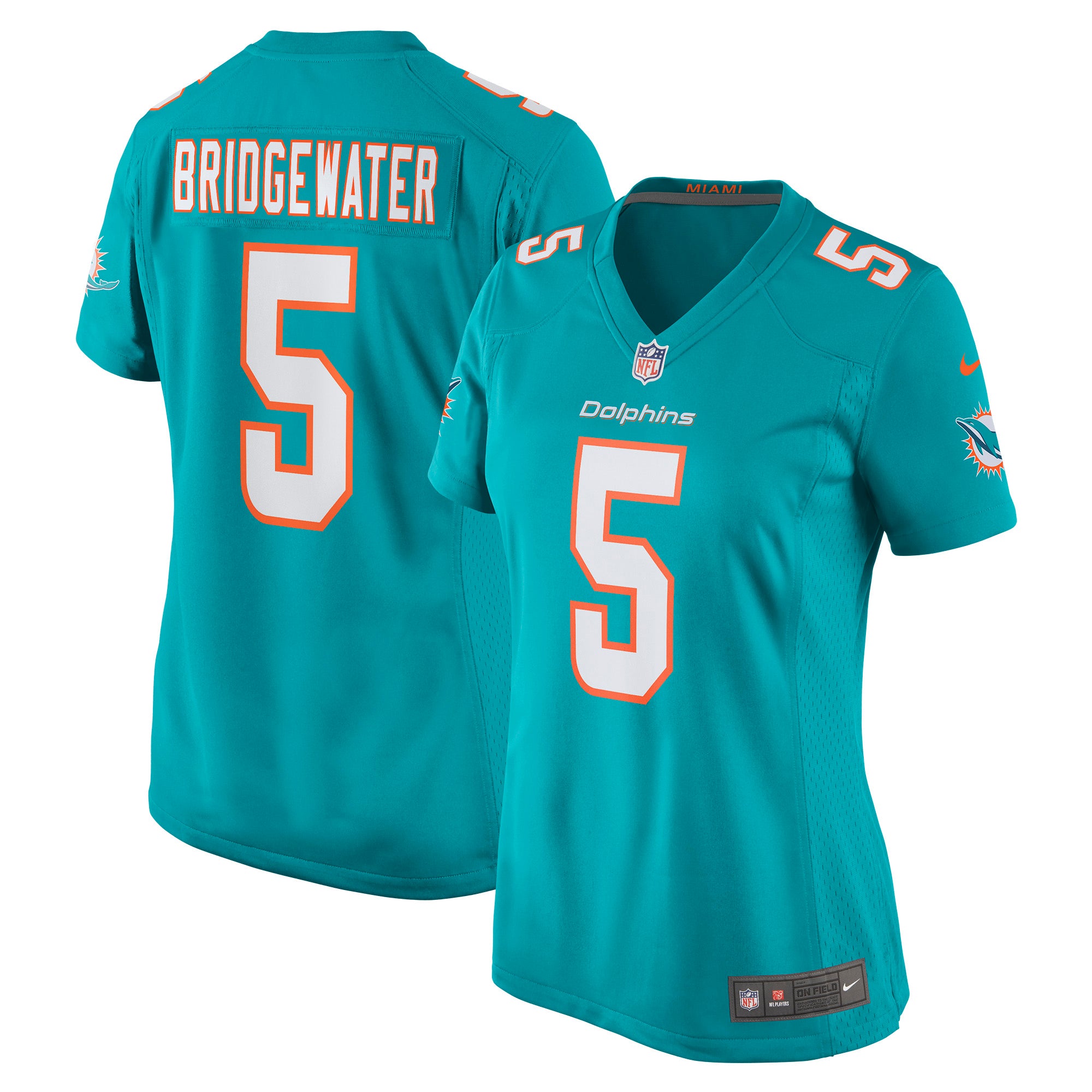 Teddy Bridgewater Miami Dolphins Nike Women s Game Jersey   Aqua