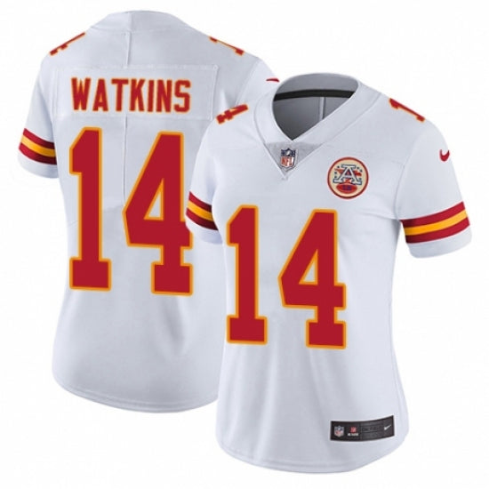 Women s Kansas City Chiefs Sammy Watkins Limited Player Jersey White